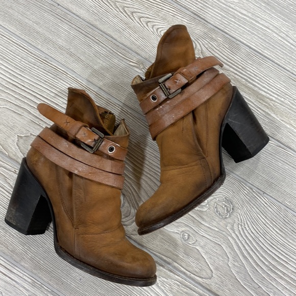 Freebird by Steven Blaze Brown Leather Boots - sz 8 - Picture 12 of 13